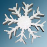 Xplo Ozdoby - ozdoby styropianowe - śnieżynka 