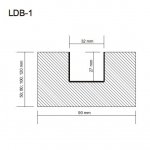 Tenax - strip for making LDB grooves