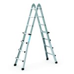 Zarges - four-element telescopic ladder with a Variotec V fold